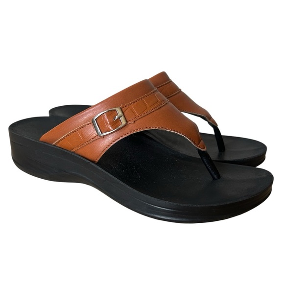 Aerothotic slip on thong style sandals size 38/7.5 - Picture 5 of 5